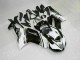 Billigste Kawasaki ZX6R Motorrad Verkleidung 2007-2008 - Schwarz Weiss
