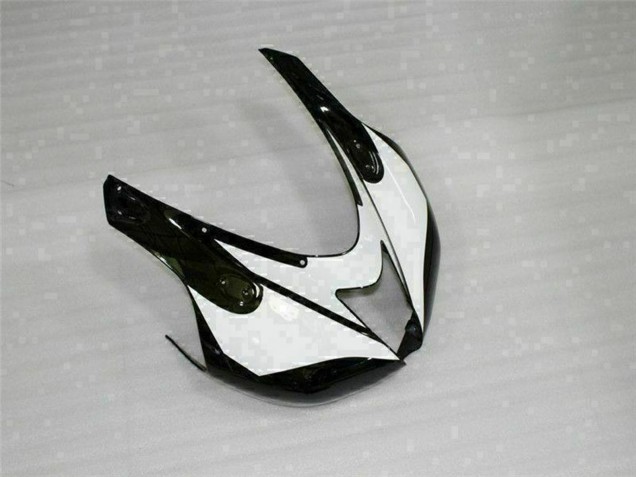 Billigste Kawasaki ZX6R Motorrad Verkleidung 2007-2008 - Schwarz Weiss