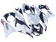 Billigste Kawasaki ZX6R Motorrad Verkleidung 2023-2025 - Perl Weiss Schwarz Rot