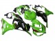 Billigste Kawasaki ZX6R Motorrad Verkleidung 2023-2025 - Grun Schwarz