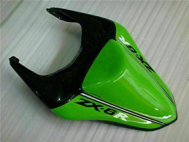 Billigste Kawasaki ZX6R Motorrad Verkleidung 2007-2008 - Grun Weiss Ninja