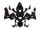 Billigste Honda CBR600RR Motorrad Verkleidung 2003-2004 - Glanzendes Schwarz Rot Aufkleber