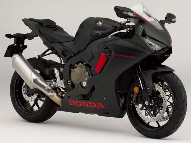 Billigste Honda CBR1000RR Motorrad Verkleidung 2017-2023 - Matt Schwarz mit Rot Logo