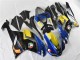 Billigste Kawasaki ZX6R Motorrad Verkleidung 2007-2008 - Blau Hai