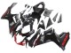 Billigste Suzuki GSXR 600 / GSXR 750 Motorrad Verkleidung 2011-2024 - Schwarz Grau Rot Linie