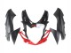 Billigste Suzuki GSXR 600 / GSXR 750 Motorrad Verkleidung 2011-2024 - Schwarz Grau Rot Linie
