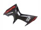 Billigste Suzuki GSXR 600 / GSXR 750 Motorrad Verkleidung 2011-2024 - Schwarz Grau Rot Linie