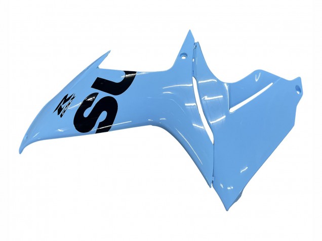 Billigste Suzuki GSXR 600 / GSXR 750 Motorrad Verkleidung 2011-2024 - Hellblau Schwarz
