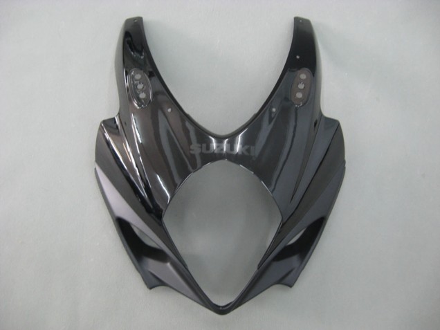Billigste Suzuki GSXR 1000 Motorrad Verkleidung 2007-2008 - Matt Schwarz Glanzendes Schwarz
