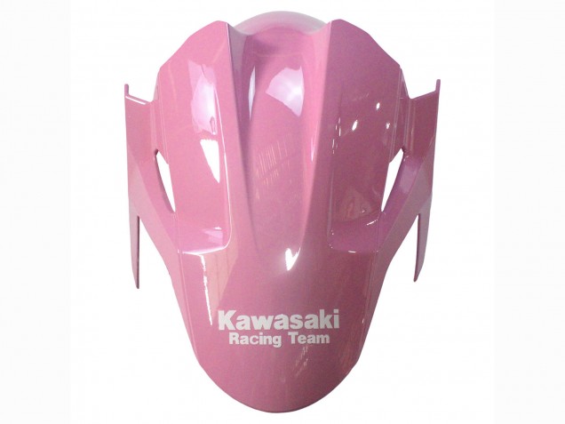 Billigste Kawasaki Ninja 400 Motorrad Verkleidung 2018-2024 - Rosa Matt Schwarz Bienenwabe