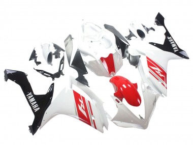 Billigste Yamaha YZF 1000 R1 Motorrad Verkleidung 2007-2008 - Weiss Rot Schwarz