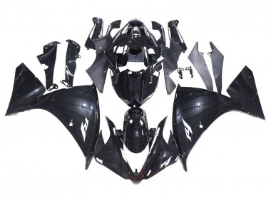 Billigste Yamaha YZF 1000 R1 Motorrad Verkleidung 2012-2014 - Glanzendes Schwarz