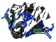Billigste Yamaha YZF 1000 R1 Motorrad Verkleidung 2015-2019 - Blau Matt Schwarz Grun Monster ENEOS