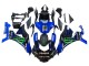 Billigste Yamaha YZF 1000 R1 Motorrad Verkleidung 2015-2019 - Blau Matt Schwarz Grun Monster ENEOS