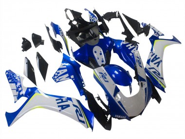 Billigste Yamaha YZF 1000 R1 Motorrad Verkleidung 2020-2025 - Weiss Blau Neon Gelb Glanzendes Schwarz