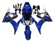 Billigste Yamaha YZF R6S Motorrad Verkleidung 2006-2009 - Blau Weiss Glanzendes Schwarz Yamalube