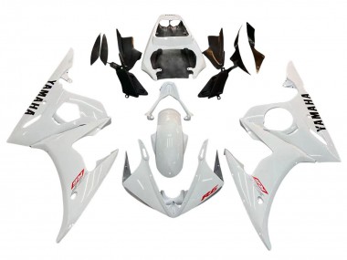 Billigste Yamaha YZF R6S Motorrad Verkleidung Kit 2006-2009 - Weiss