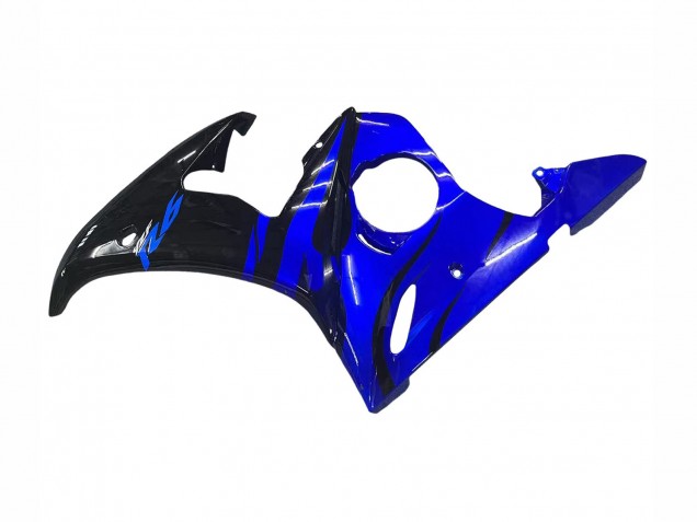 Billigste Yamaha YZF R6S Motorrad Verkleidung 2006-2009 - Blau Glanzendes Schwarz