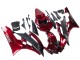 Billigste Yamaha YZF 600 R6 Motorrad Verkleidung 2006-2007 - Rot Matt Schwarz