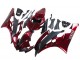 Billigste Yamaha YZF 600 R6 Motorrad Verkleidung 2006-2007 - Rot Matt Schwarz
