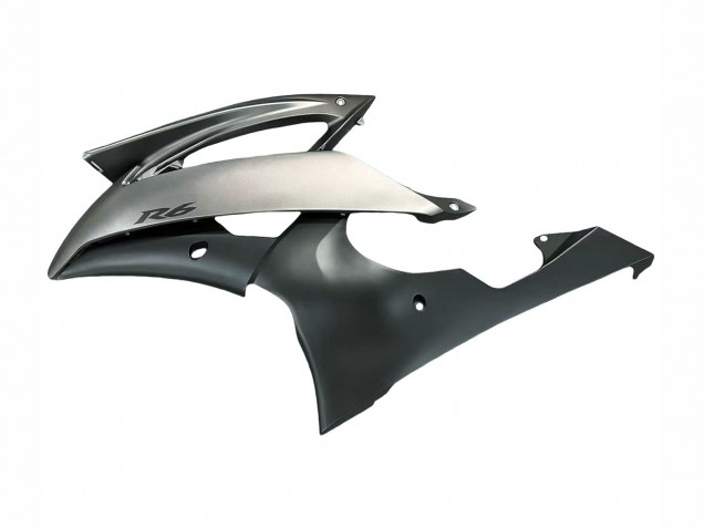 Billigste Yamaha YZF 600 R6 Motorrad Verkleidung 2008-2016 - Silber Grau