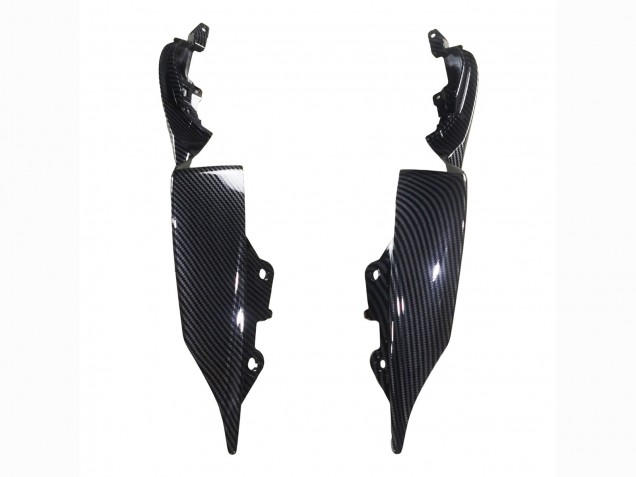 Billigste Yamaha YZF R7 Motorrad Verkleidung 2021-2024 - Schwarze Carbonfaser