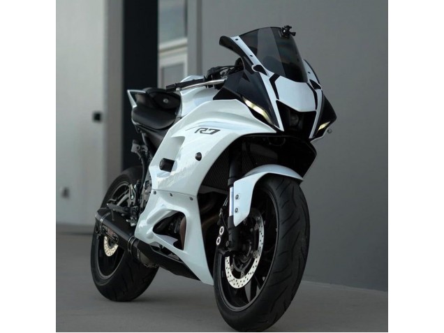 Billigste Yamaha YZF R7 Motorrad Verkleidung 2021-2024 - Glanzendes Weiss