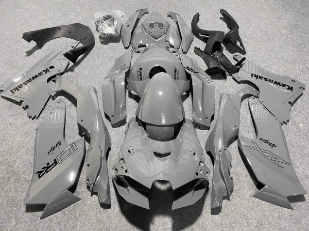 Billigste Kawasaki ZX10R Motorrad Verkleidung 2021-2025 - Grau Ninja