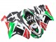 Billigste Kawasaki ZX6R Motorrad Verkleidung 2007-2008 - Grun Rot