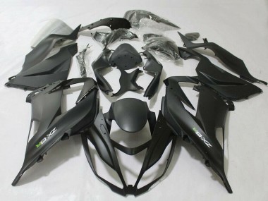 Billigste Kawasaki ZX6R Motorrad Verkleidung 2013-2018 - Matt Schwarz