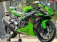 Billigste Kawasaki ZX6R Motorrad Verkleidung 2019-2022 - Grun Glanzendes Schwarz Rot