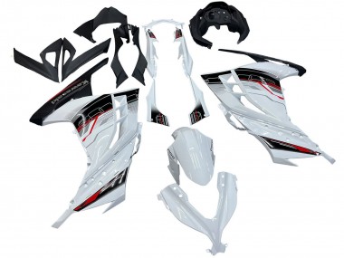 Billigste Kawasaki EX300 Motorrad Verkleidung 2013-2024 - Weiss Rot Schwarz