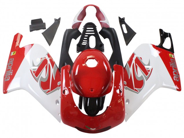 Billigste Aprilia RS125 Motorrad Verkleidung 2000-2005 - Weiss Rot
