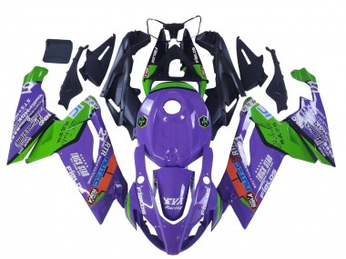 Billigste Aprilia RS125 Motorrad Verkleidung 2006-2011 - Lila Grun Rot