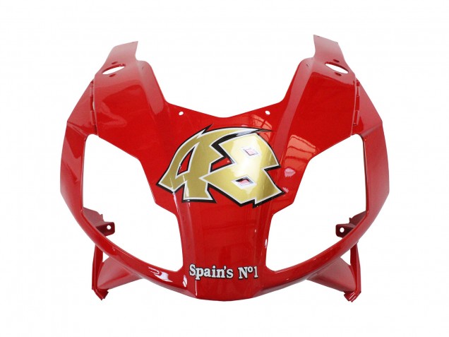 Billigste Aprilia RS125 Motorrad Verkleidung 2006-2011 - Rot Weiss Gelb Schwarz
