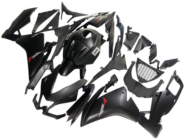 Billigste Aprilia RS4 50 125 Motorrad Verkleidung Kit 2012-2018 - Matt Schwarz