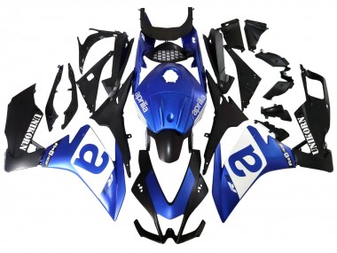 Billigste Aprilia RS4 50 125 Motorrad Verkleidung 2012-2018 - Blau Weiss Matt Schwarz