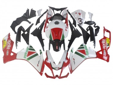 Billigste Aprilia RS4 50 125 Motorrad Verkleidung Kit 2012-2018 - Weiss Rot Grun Gelb Alitalia