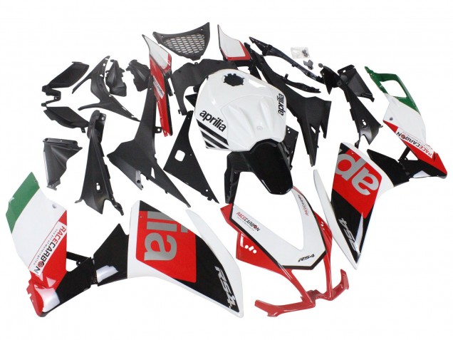 Billigste Aprilia RS4 50 125 Motorrad Verkleidung 2012-2018 - Weiss Rot Grun Glanzendes Schwarz