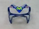 Billigste Honda CBR600 F4i Motorrad Verkleidung 2004-2007 - Blau Gelb Grun MoviStar