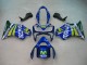 Billigste Honda CBR600 F4i Motorrad Verkleidung 2004-2007 - Blau Gelb Grun MoviStar