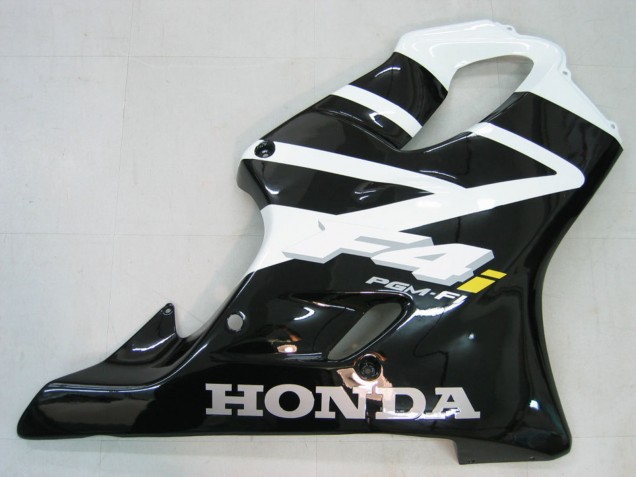 Billigste Honda CBR600 F4i Motorrad Verkleidung 2004-2007 - Weiss Glanzendes Schwarz