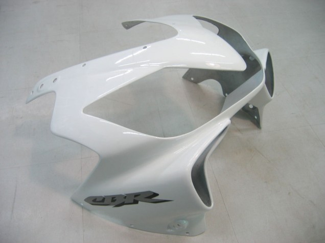 Billigste Honda CBR600 F4i Motorrad Verkleidung 2004-2007 - Weiss Glanzendes Schwarz