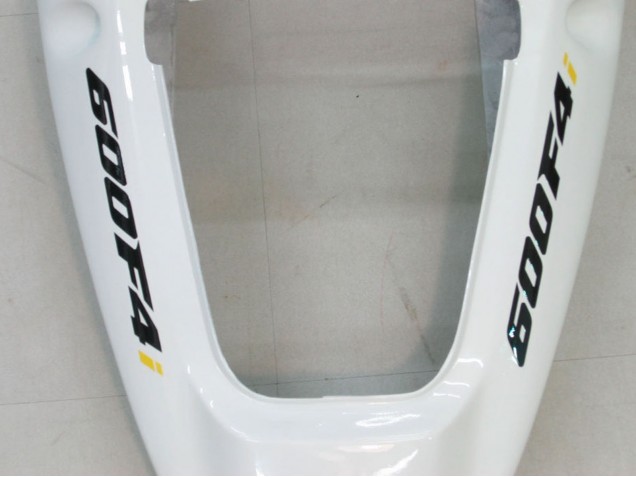 Billigste Honda CBR600 F4i Motorrad Verkleidung 2004-2007 - Weiss Glanzendes Schwarz