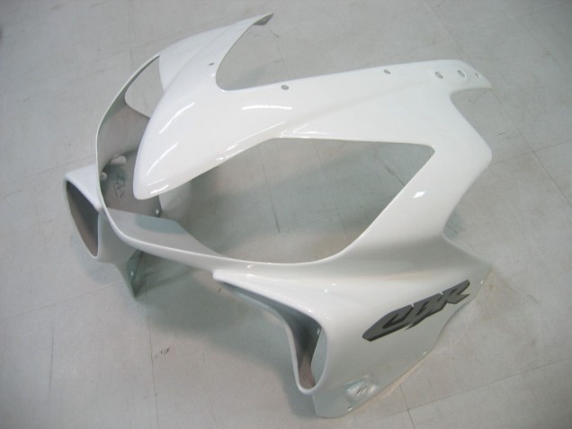 Billigste Honda CBR600 F4i Motorrad Verkleidung 2004-2007 - Weiss Glanzendes Schwarz