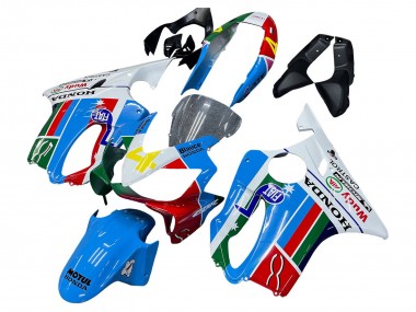 Billigste Honda CBR600 F4i Motorrad Verkleidung 2004-2007 - Weiss Blau Grun Rot