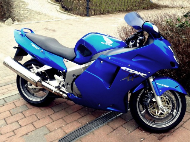 Billigste Honda CBR1100XX Blackbird Abs Motorrad Verkleidungen 1996-2007 - Blau