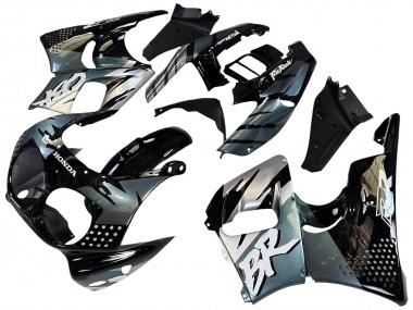 Billigste Honda CBR900RR 893 Motorrad Verkleidung 1992-1993 - Silber Glanzendes Schwarz
