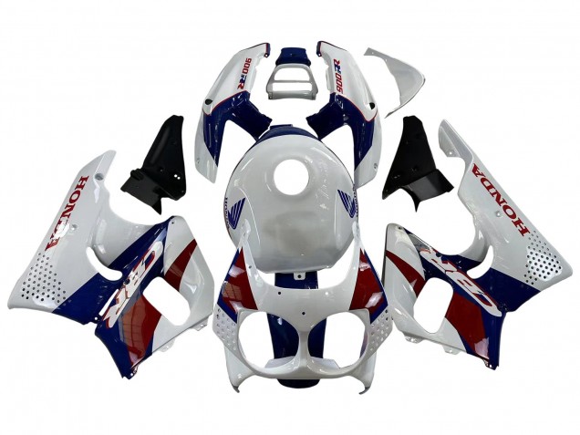 Billigste Honda CBR900RR 893 Motorrad Verkleidung 1992-1993 - Weiss Rot Dunkel Blau