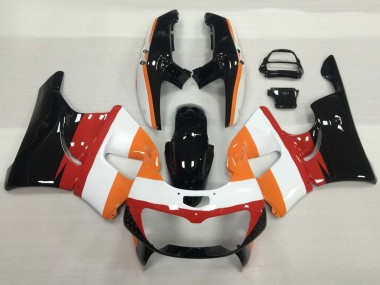 Billigste Honda CBR900RR 893 Motorrad Verkleidung 1994-1995 - Orange Weiss Rot Glanzendes Schwarz